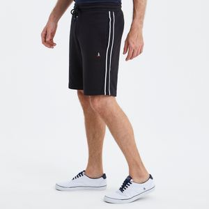 Bermuda de Moletom Preta Original Penguin