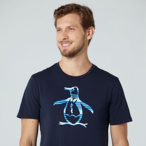Camiseta Estampa Silk Marinho Original Penguin