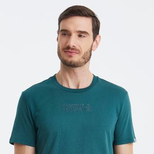 Camiseta Estampada Silk Verde Original Penguin