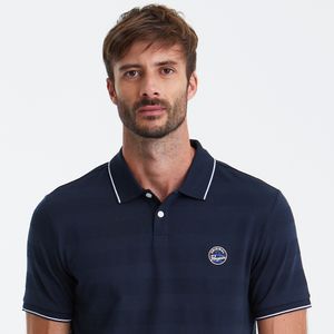Polo Jacquard listrada marinho Original Penguin