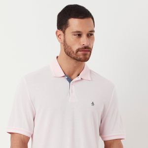 Polo Piquet Flamê Rosa Original Penguin