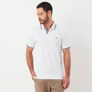 Polo Jersey Branca Original Penguin