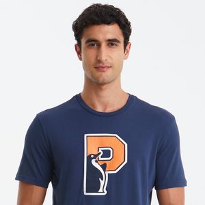 Camiseta Estampada Marinho Original Penguin