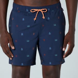 Shorts Dagua Estampado Marinho Original Penguin