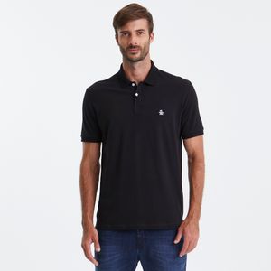 Polo Piquet Preta Original Penguin