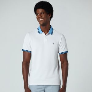Polo Piquet Binado Branca Original Penguin