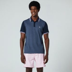 Polo Jacquard Azul Marinho Original Penguin