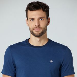 Camiseta Jacquard Marinho Original Penguin