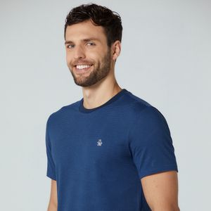Camiseta Jacquard Marinho Original Penguin