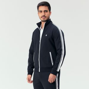 Jaqueta Esportiva Lisa Preta Original Penguin