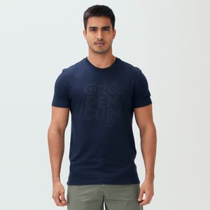 Camiseta Estampada Marinho Original Penguin