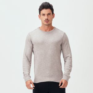 Sueter Tricot Gola Careca Caqui Original Penguin