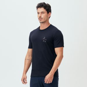 Camiseta Estampada Preta Original Penguin