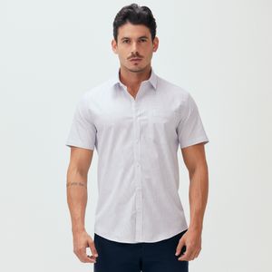 Camisa Fio Tinto Xadrez Branca/ Preta Original Penguin