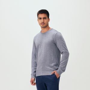 Sueter Tricot Gola Careca Marinho Original Penguin
