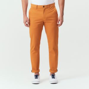 Calça Chino Lisa Marrom Original Penguin
