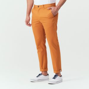 Calça Chino Lisa Marrom Original Penguin