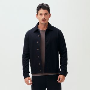 Jaqueta Bomber Ponto Roma Lisa Preta Original Penguin