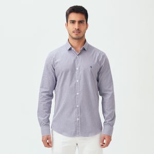 Camisa Fio Tinto Xadrez Branca Original Penguin
