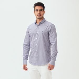 Camisa Fio Tinto Xadrez Branca Original Penguin