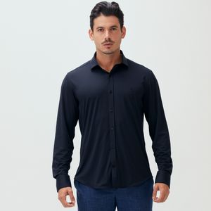 Camisa Malha Lisa Preta Original Penguin