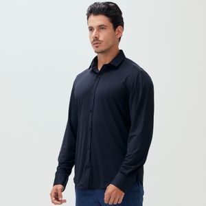 Camisa Malha Lisa Preta Original Penguin