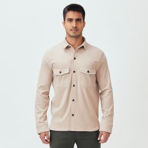 Camisa Overshirt Areia Original Penguin