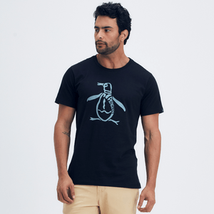 Camiseta Estampada Preta Original Penguin