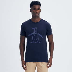 Camiseta Estampada Marinho Original Penguin