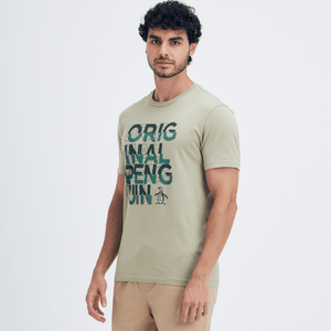 Camiseta Estampa Silk Verde Original Penguin
