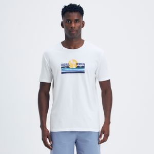 Camiseta Estampa Silk Branca Original Penguin