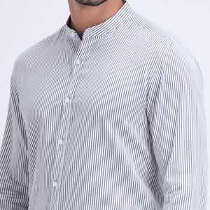 Camisa Fio Tinto Listrada Branca Original Penguin