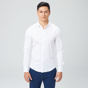 Camisa Strecth Lisa Branca Original Penguin