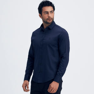 Camisa Strecth Lisa Marinho Original Penguin