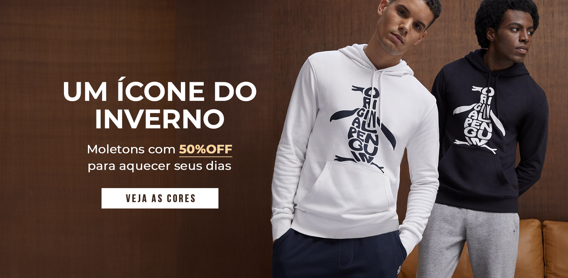 Moletons com até 50%OFF